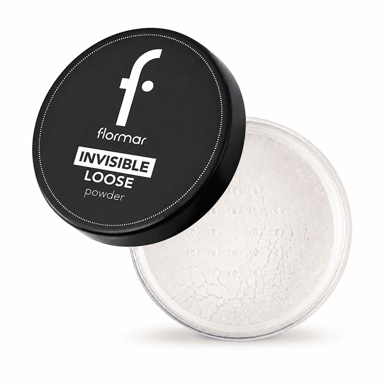 پودر فیکس بی‌رنگ (پودر بیک) فلورمار مدل Invisible Loose Powder