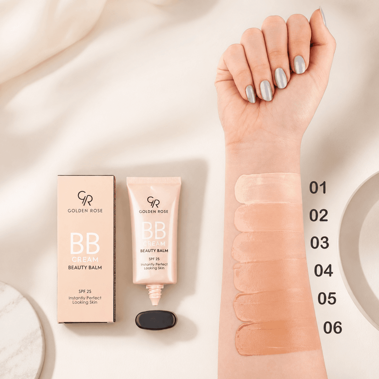 بی بی کرم گلدن رز SPF 25 حجم 30 میل — تصویر ۴