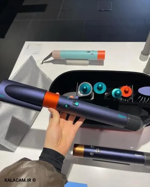 ایر رپ حالت دهنده مو دایسون | DYSON AIRWRAP Prussian Blue and Topaz ارسال فوریضمانت اصالت مادام العمرکالا+ضمانت سلامت کالا+ضمانت تست کالا — تصویر ۶