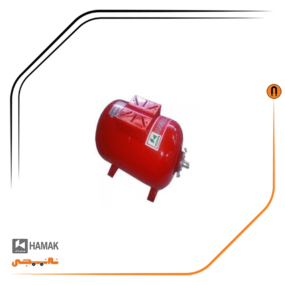 منبع تحت فشار 50 لیتری افقی هاماک — تصویر ۳