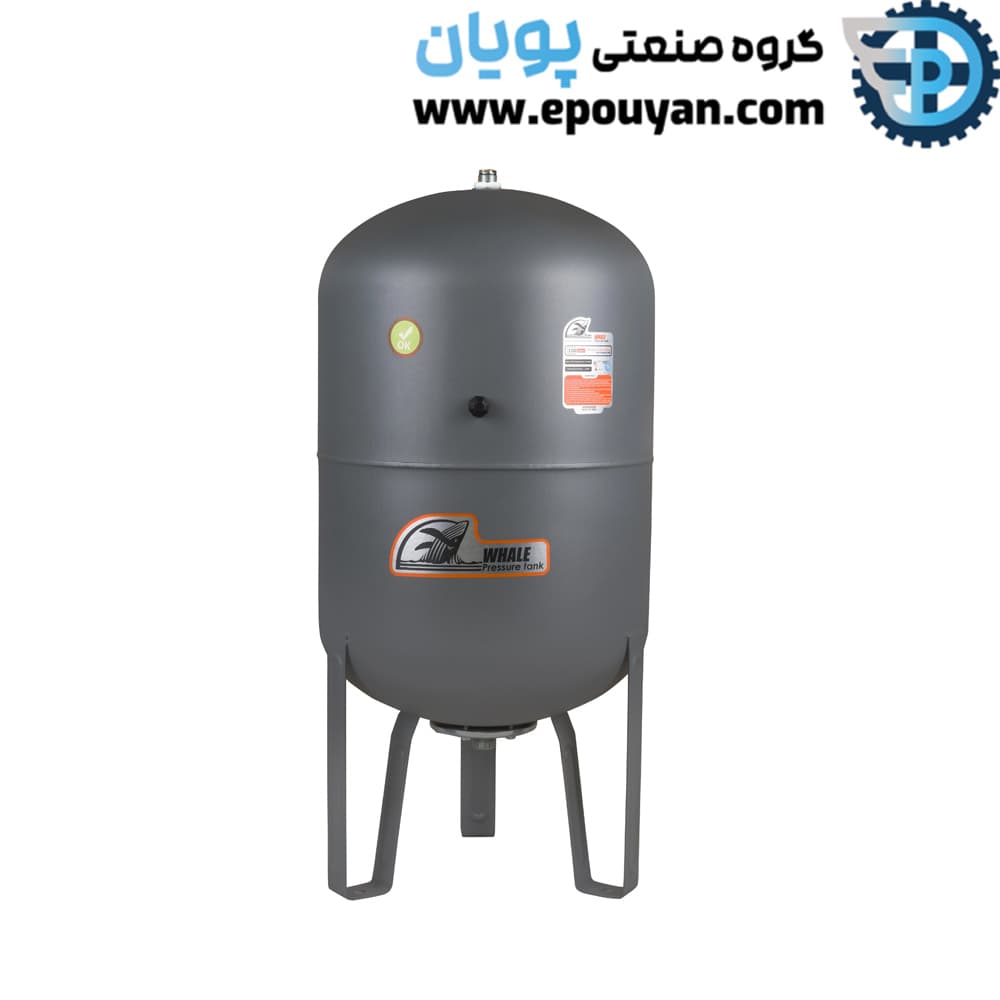 منبع انبساط 150 لیتری وال پایه دار (درجه دار)