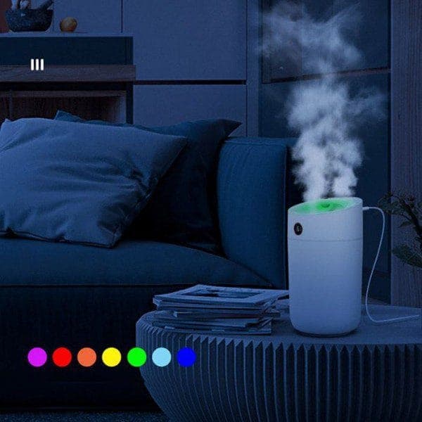 بخور سرد 3 لیتری استوانه ای جفت اسپری X12 دیجیتالی — تصویر ۵