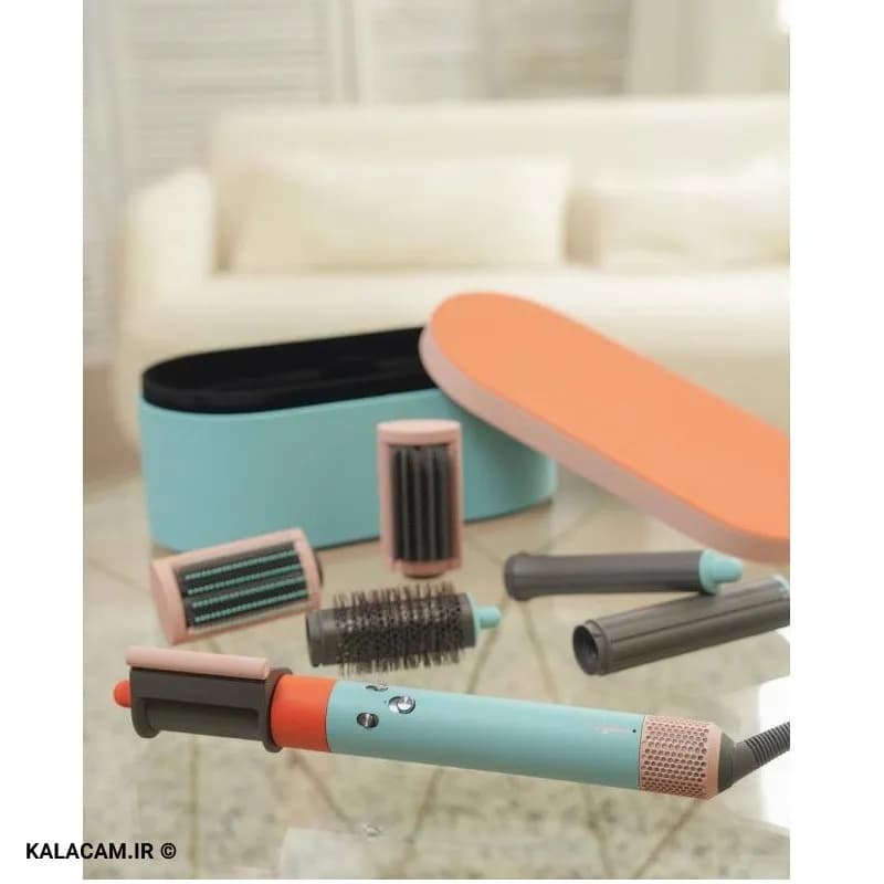 سشوار دایسون ( ایررپ سرامیکی پاپ ) رنگ سبز Hs05، مدل Dyson Airwrap multi-styler Complete ( سرامیکی پاپ) ارسال فوری، ضمانت اصالت مادام العمرکالا+ضمانت سلامت کالا+ضمانت تست کالا — تصویر ۷