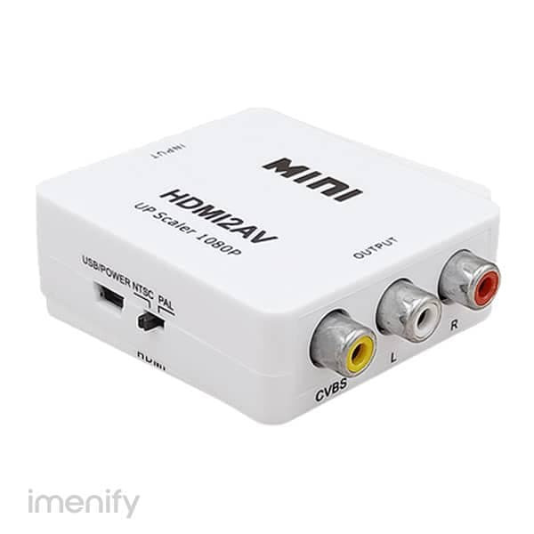 مبدل (تبدیل) HDMI به AV مدل HDMI2AV adaptor Mini