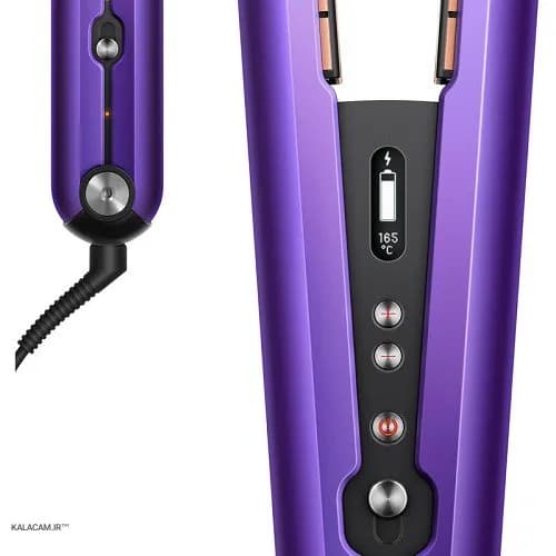 اتو موی دایسون مدل HS03 Pro،رنگ آبی کاربنی ،شارژی ،ارسال فوری ،ضمانت اصالت مادام العمرکالا+ضمانت سلامت کالا+ضمانت تست کالا — تصویر ۲