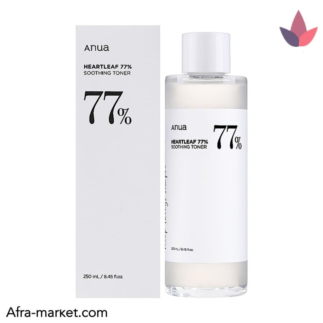 تونر تسکین دهنده آنوا- ANUA Heartleaf 77% Soothing Toner 250ml — تصویر ۲