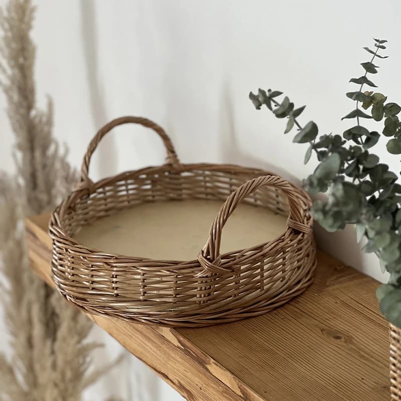 سینی حصیری دسته دار — تصویر ۹