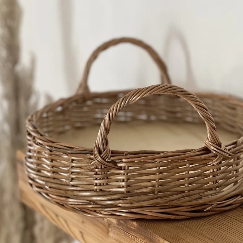 سینی حصیری دسته دار — تصویر ۶