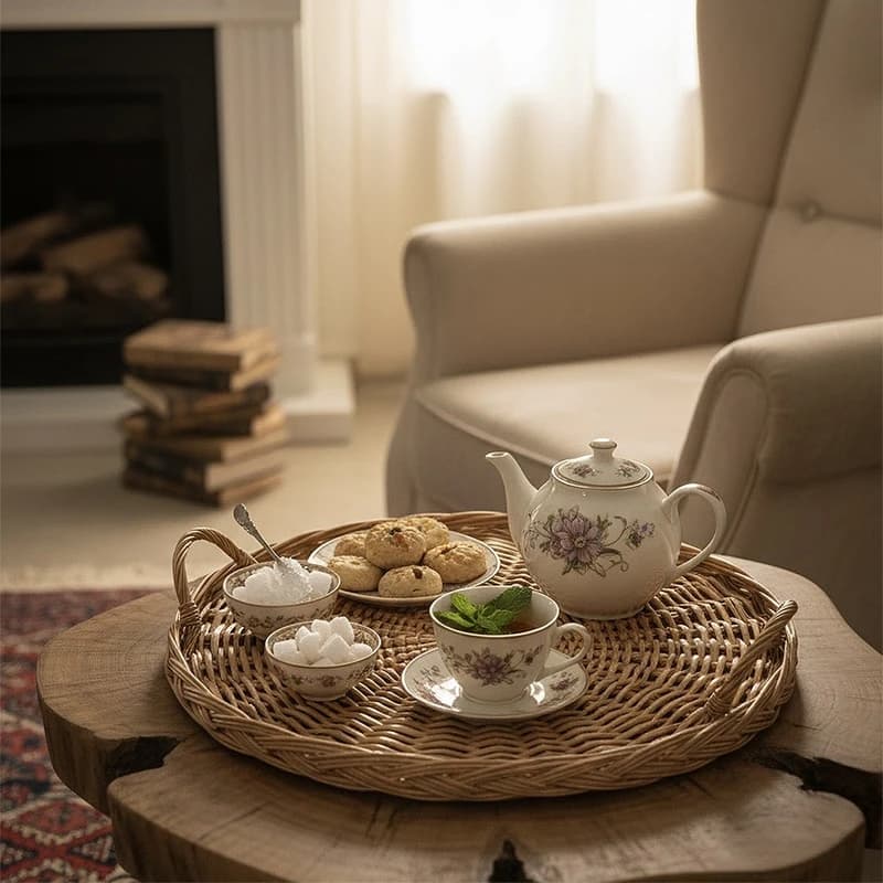 سینی حصیری مروار — تصویر ۸