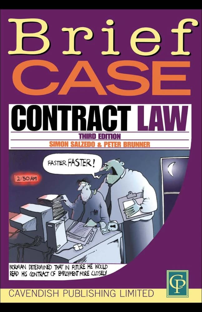 کتاب Contract Law (حقوق قراردادها) نسخه انگلیسی PDF | منابع حقوقی