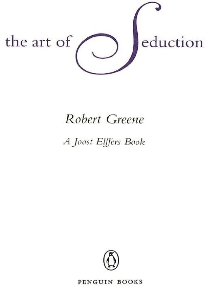 کتاب هنر اغواگری رابرت گرین The Art of Seduction نسخه انگلیسی PDF