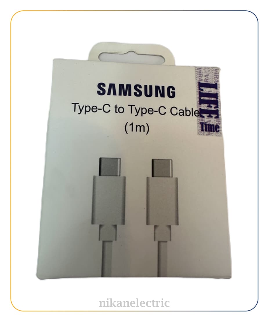 کابل شارژ Type‑C به Type‑C ویرا
