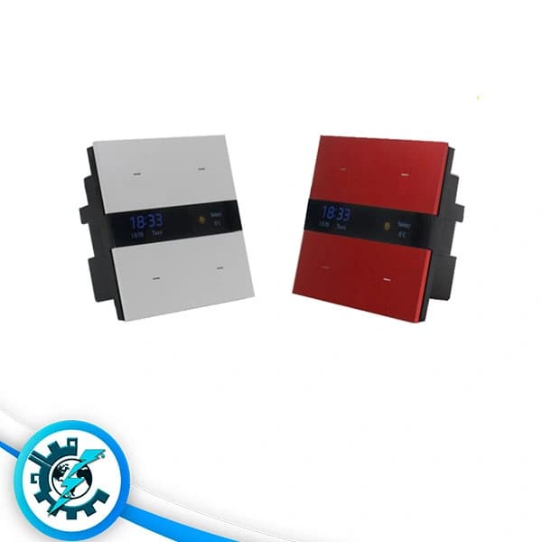کلید 4 پل هوشمند پیانویی LCD لیبل دیجیتال — تصویر ۱۱