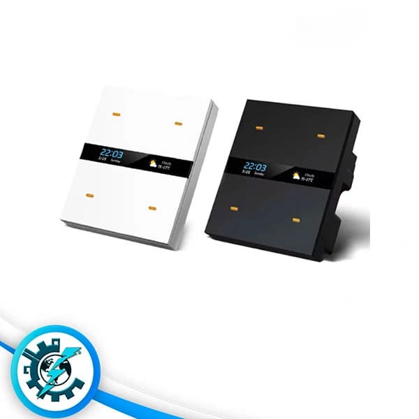 کلید 4 پل هوشمند پیانویی LCD لیبل دیجیتال — تصویر ۱۲