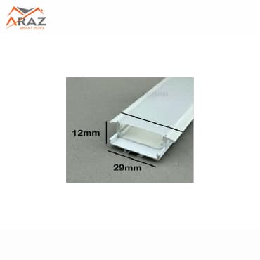 پروفیل لاین نوری توکار فنرخور کد 69 [کلیپسی کناف و MDF]