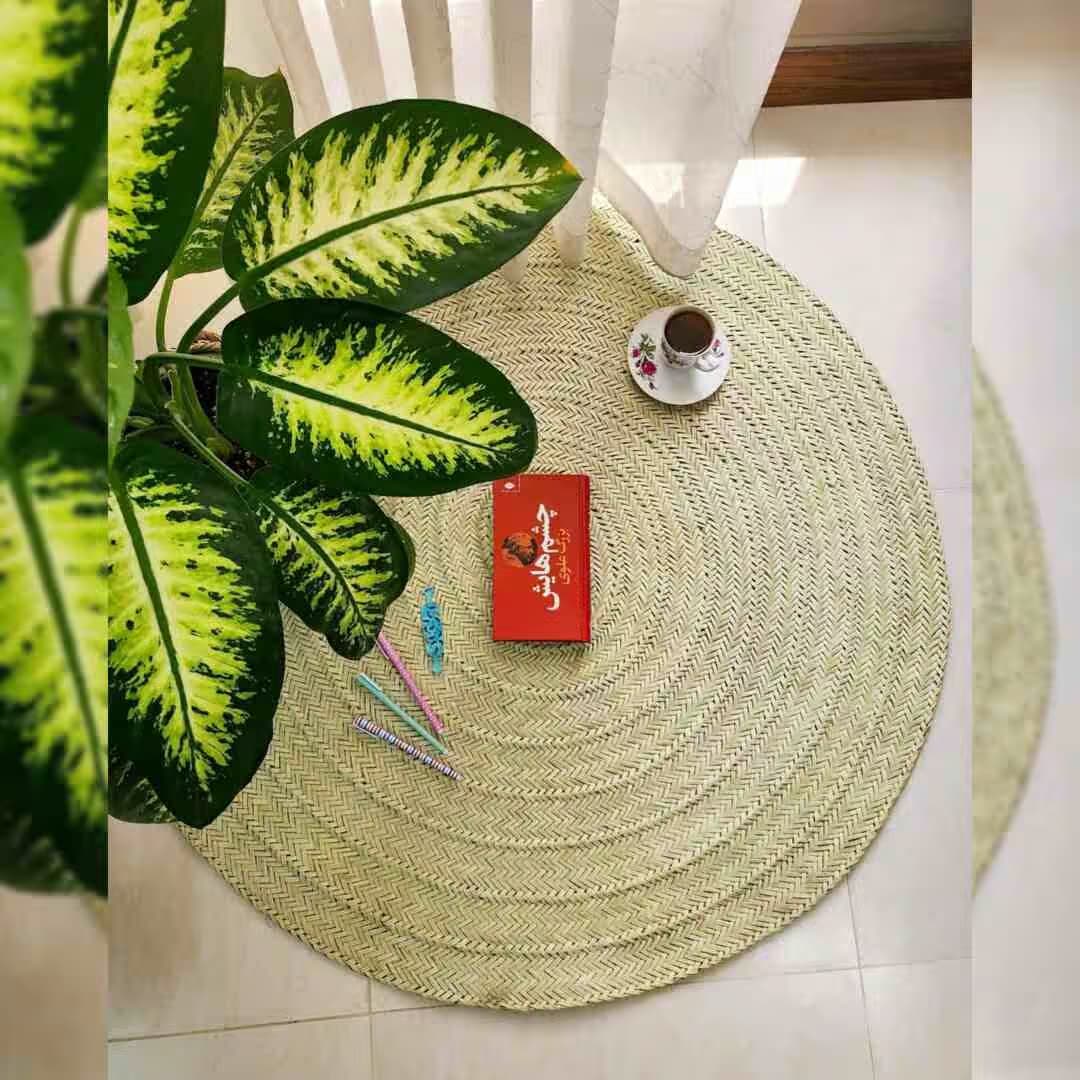 فرشینه حصیری | سفره حصیری بزرگ — تصویر ۵