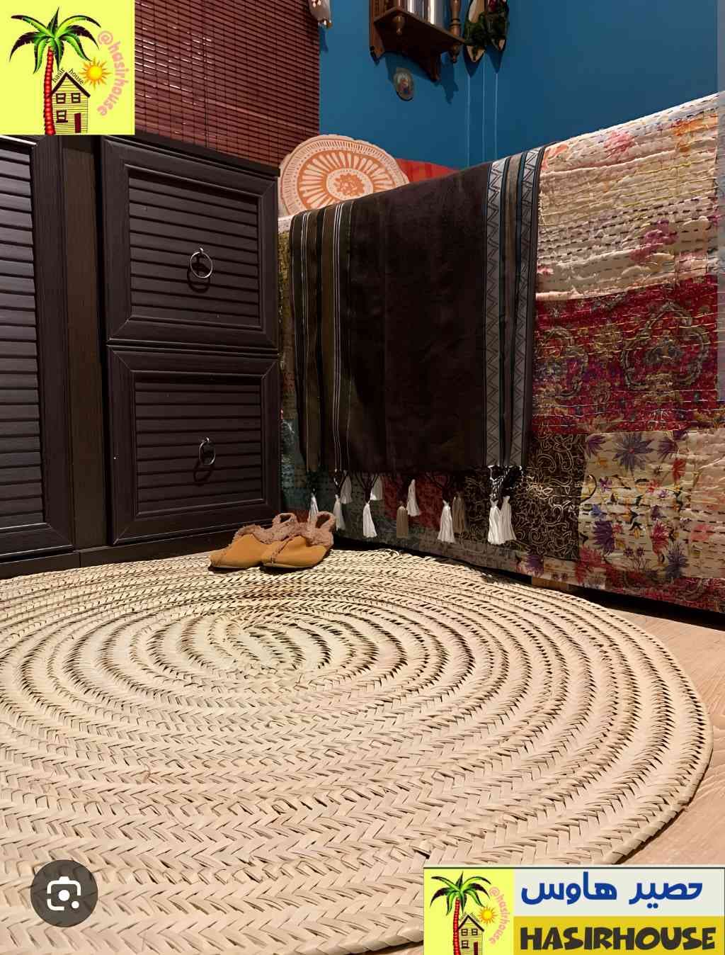 فرشینه حصیری | سفره حصیری بزرگ — تصویر ۴