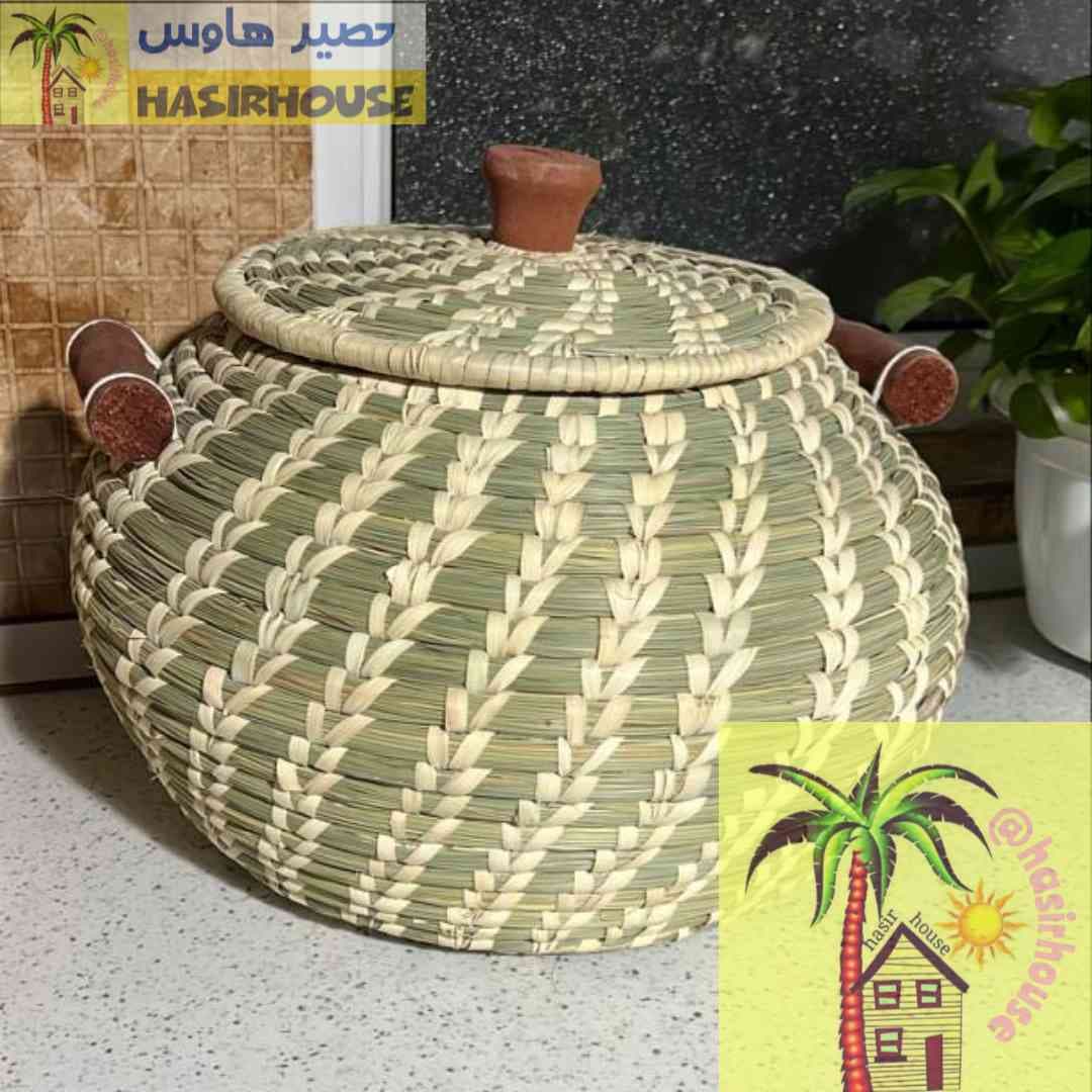سطل برنج حصیری گندمی — تصویر ۷