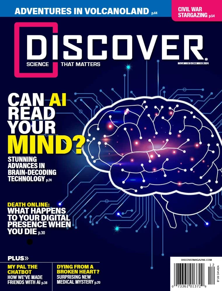 کتاب Discover Magazine (مجله دیسکاور: نوامبر-دسامبر ۲۰۲۴) نسخه انگلیسی PDF | مجله علمی