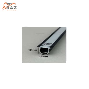 پروفیل لاین نوری توکار کد 13 [کناف و MDF فنرخور]