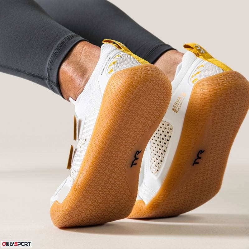 کفش تمرین TYR DZ1 BAREFOOT TRAINER WHITE-GOLD 132 — تصویر ۸