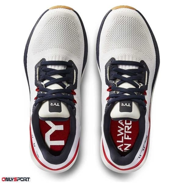 کفش پیاده روی و دویدن TYR TECHKNIT RNR1 TRAINING WHITE-NAVY 921 — تصویر ۳