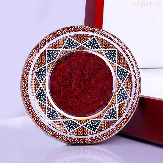 زعفران جعبه کادویی خاتم کاوه — تصویر ۲