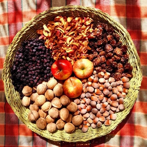 سبد حصیری مدل ترکه بافی 40 سانتی — تصویر ۷