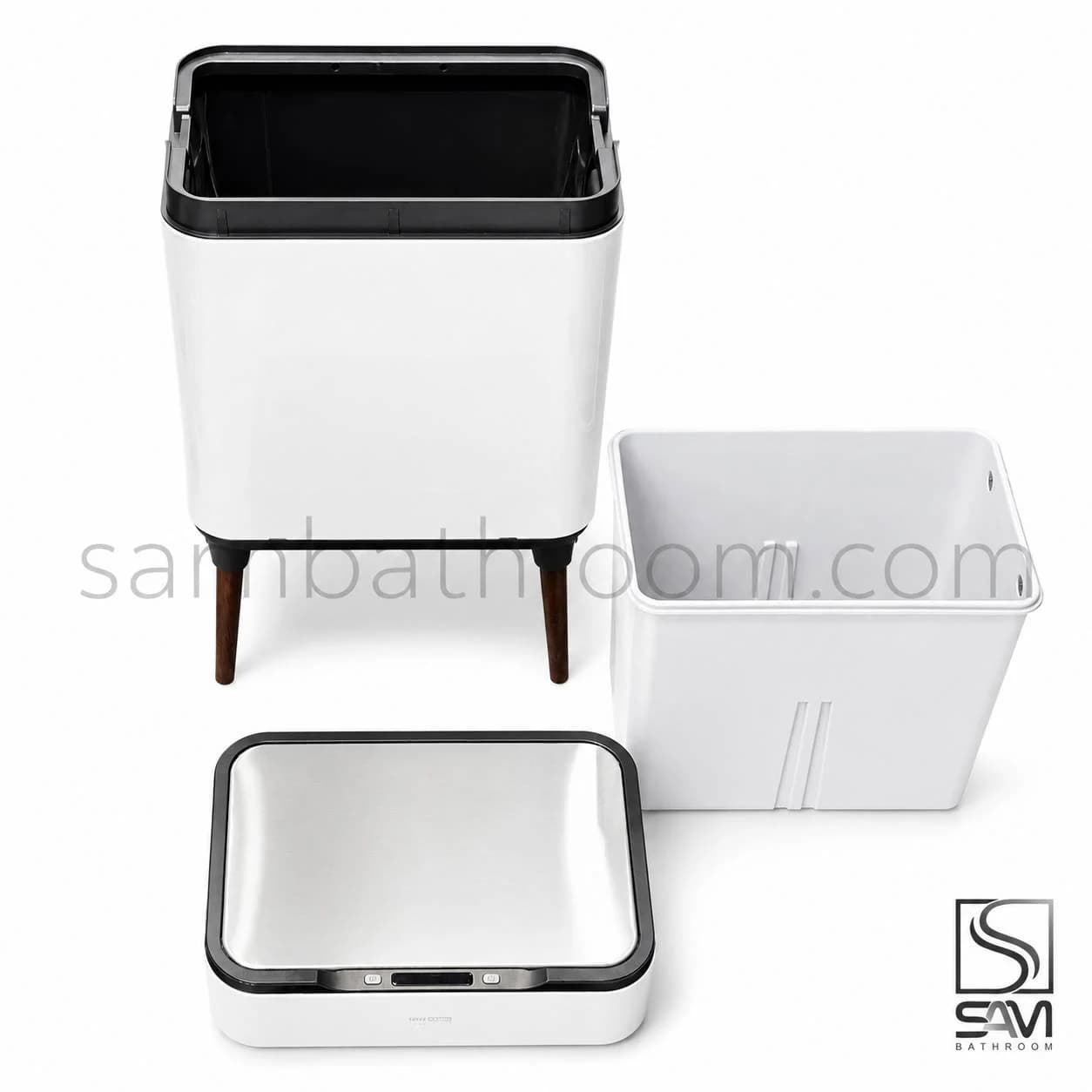 سطل زباله 20 لیتری هوشمند HTN Prime مدل HTD207 — تصویر ۱۲