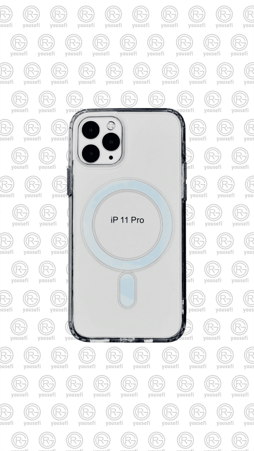 قاب شفاف برلیا Berlia مگ سیف دار iphone 11pro — تصویر ۲