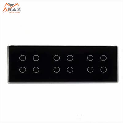 کلید لمسی هوشمند 12 پل zigbee (زیگبی)
