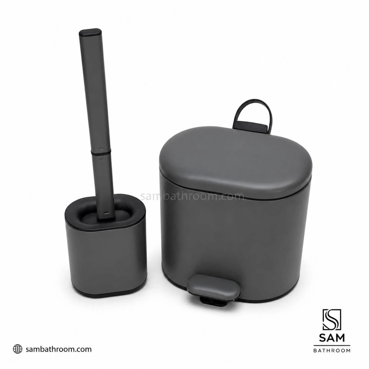 سطل و برس 3 لیتری طوسی اورجینال کد 123