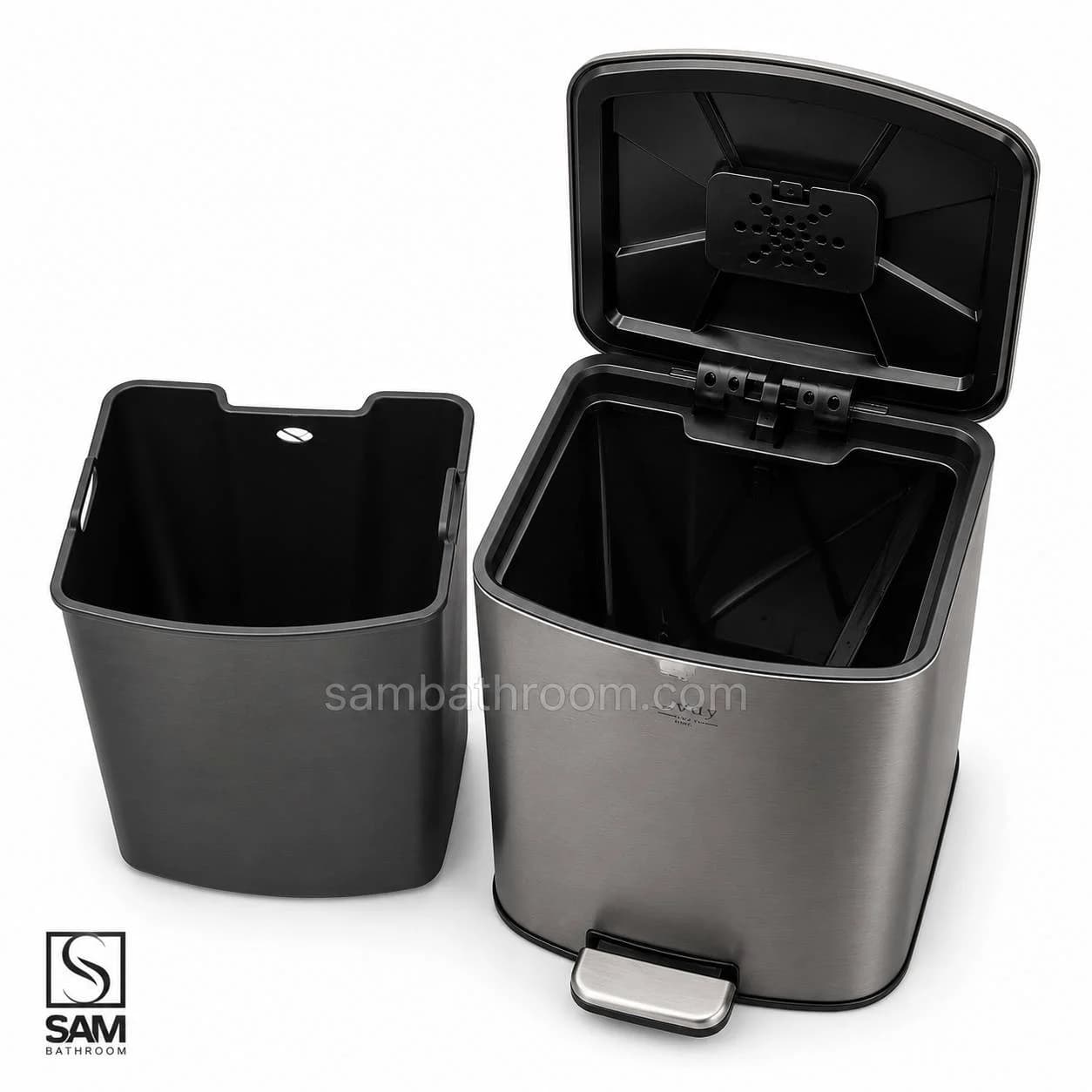 سطل 12 لیتری تیتانیوم اودی کد 25015 — تصویر ۲