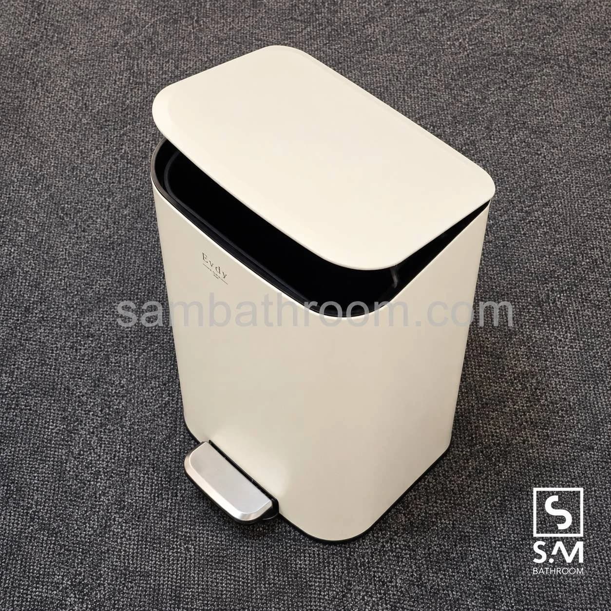 سطل 12 لیتری سفید کرم اودی کد 25015 — تصویر ۵