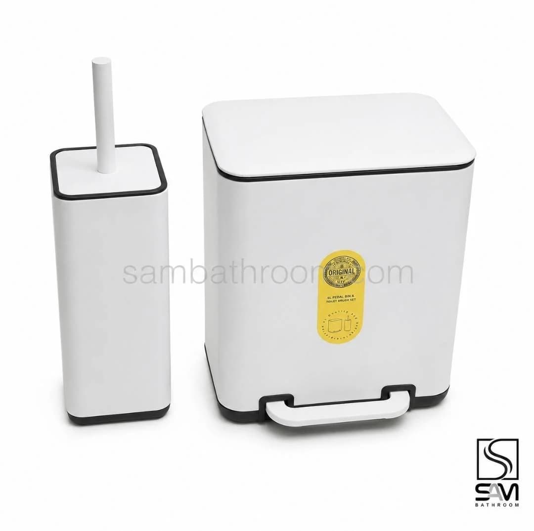 سطل و برس 6 لیتری سفید اورجینال مدل 20 — تصویر ۱۰