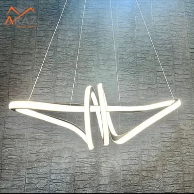 لوستر مدرن led مدل شکلاتی دوطرفه 130وات