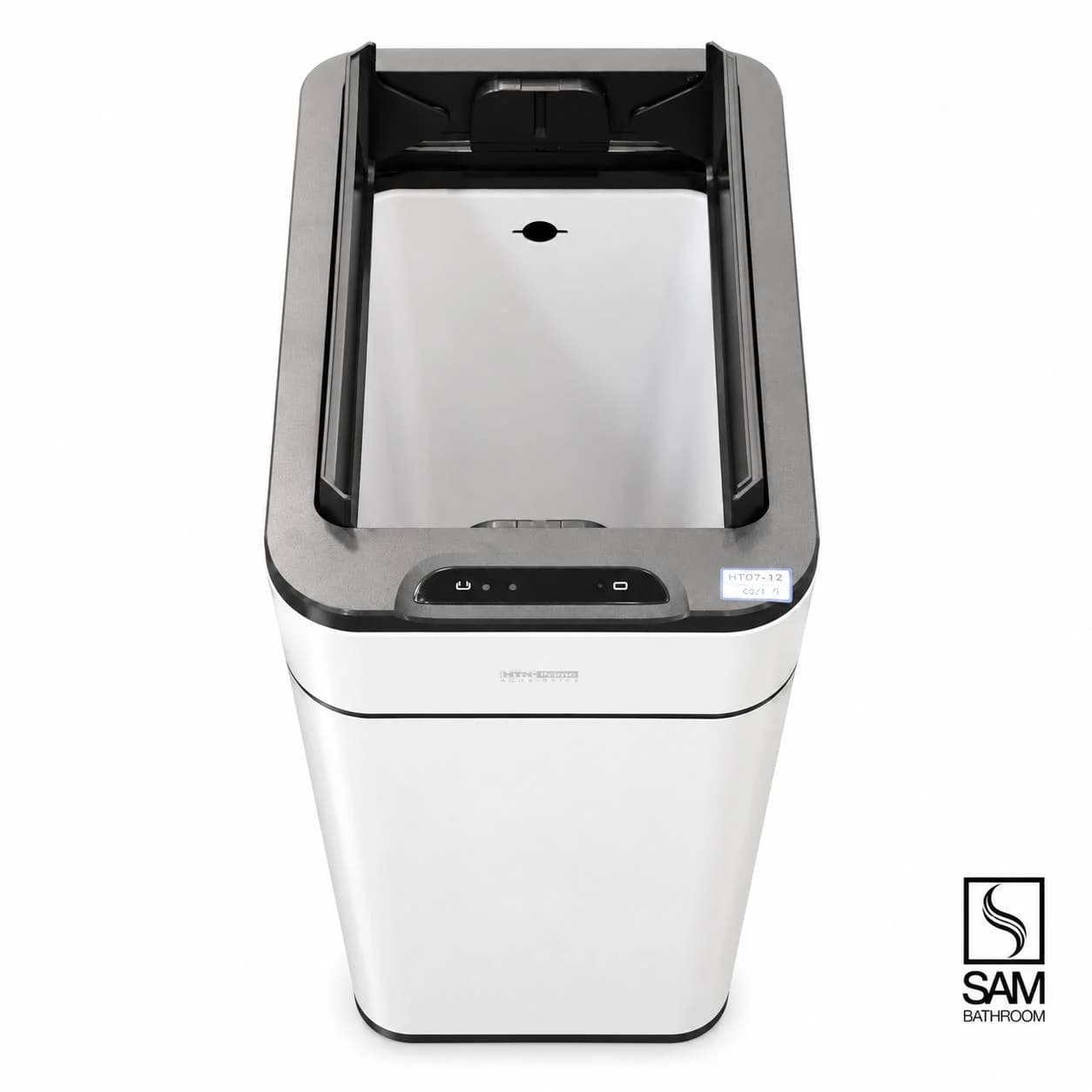 سطل سفید 25 لیتری چشمی HTN Prime مدل HTD507 — تصویر ۴