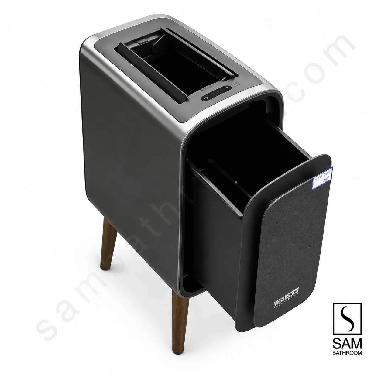 سطل پایه دار 9 لیتر چشمی HTN Prime مدل 701 — تصویر ۲