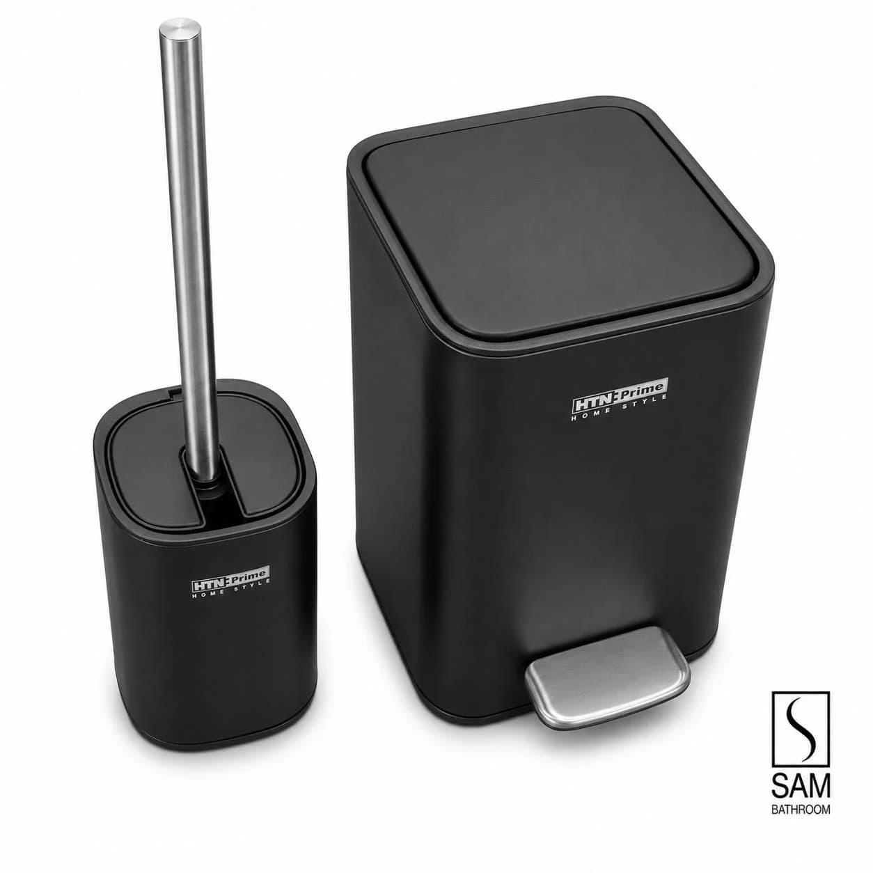 سطل و برس 3 لیتر مشکی کد 018 برند HTN Prime — تصویر ۵