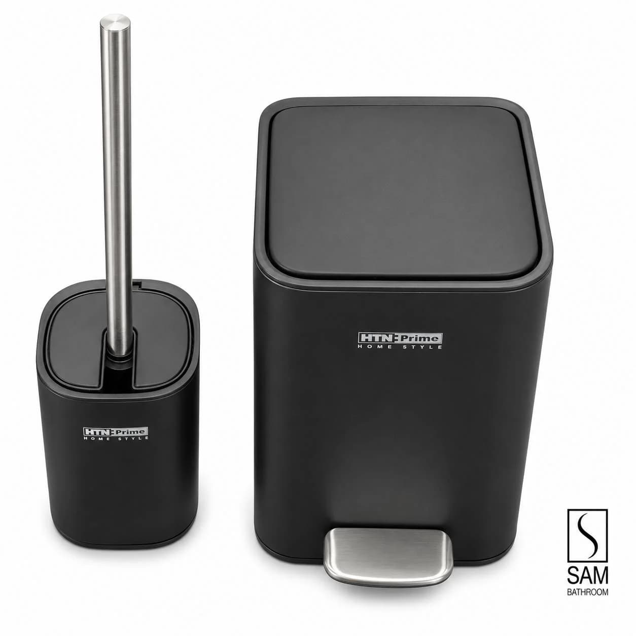 سطل و برس 3 لیتر مشکی کد 018 برند HTN Prime — تصویر ۶