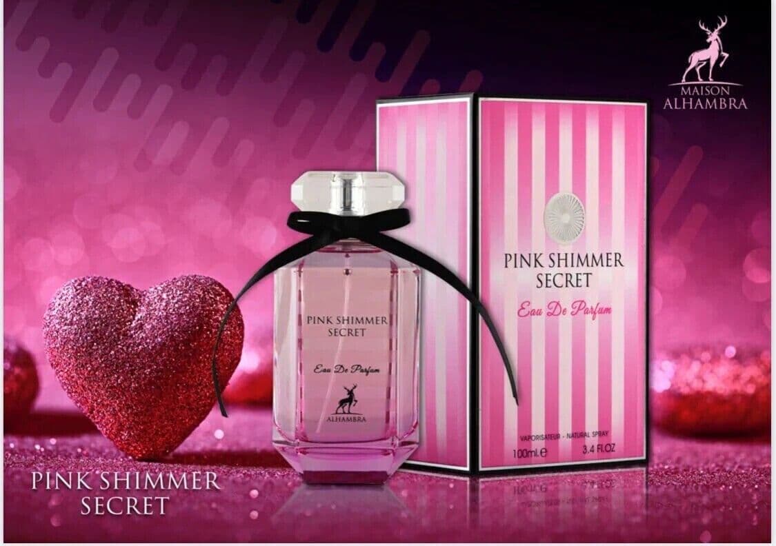 ادکلن پینک شیمر سکرت الحمبرا Pink Shimmer Secret Alhambra (ویکتوریا سکرت بامب شل victoria secret bombshell)