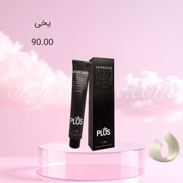 رنگ موی کاترومر KATROMER یخی 90.00 سری سوپر روشن کننده