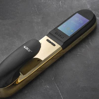 قفل اثر انگشتی دیجیتال مدل Pmax Face Gold — تصویر ۲