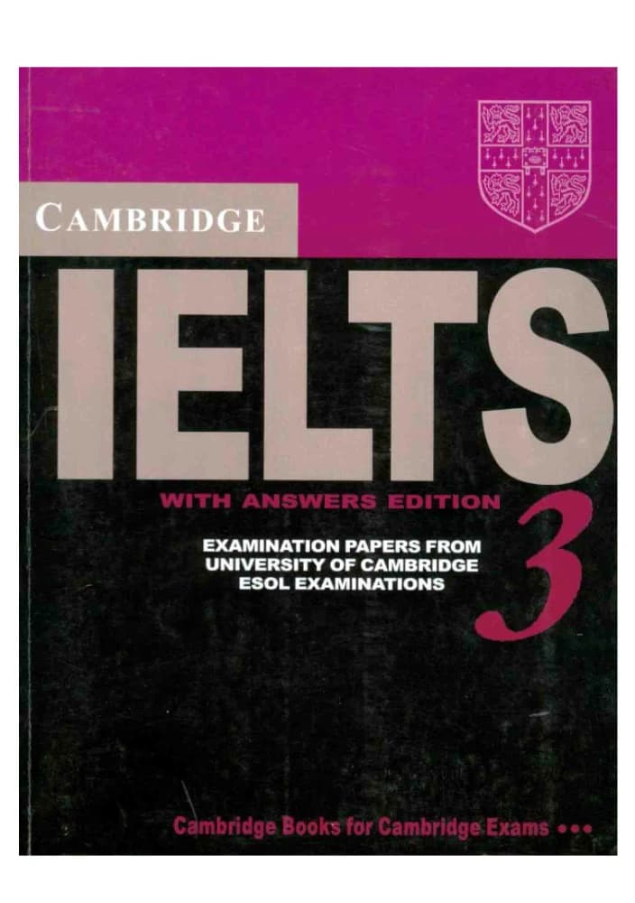 کتاب Cambridge IELTS 3 (کتاب کمبریج آیلتس ۳) نسخه انگلیسی PDF | انتشارات کمبریج