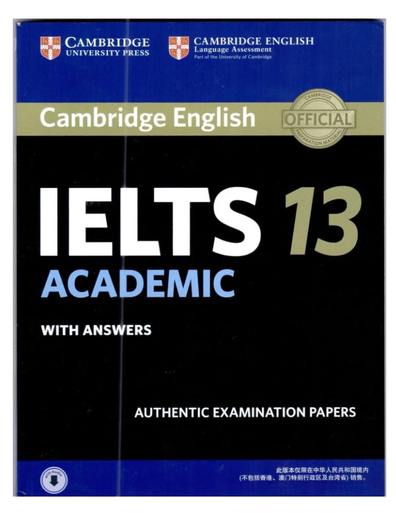 کتاب Cambridge IELTS 13 (کتاب کمبریج آیلتس ۱۳) نسخه انگلیسی PDF | انتشارات کمبریج