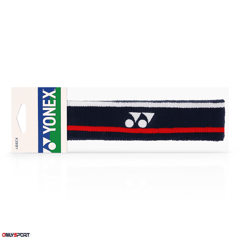هد بند اورجینال یونکس Yonex Head Band خط دار سرمه ای
