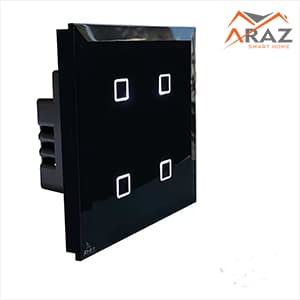 کلید لمسی هوشمند چهار پل آراز AZ-4 — تصویر ۳
