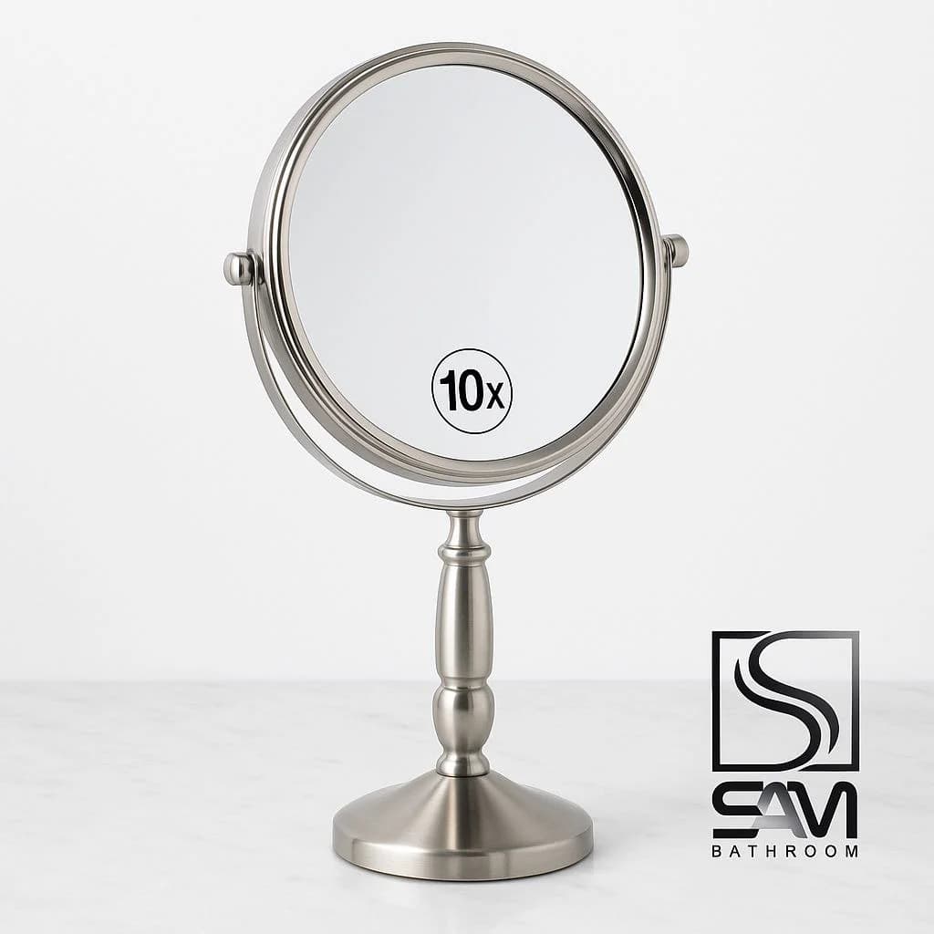 اینه ارایشی رومیزی با بزرگنمایی 10X — تصویر ۳
