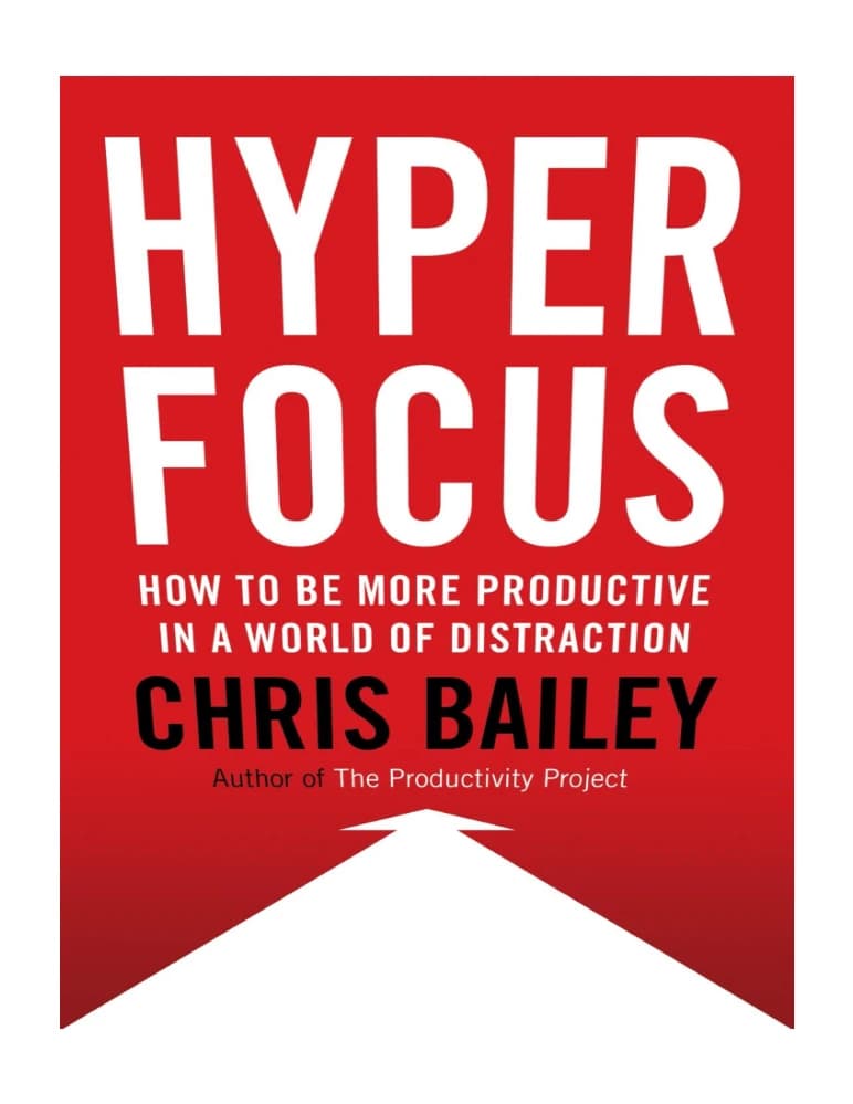 کتاب Hyperfocus (هایپرفوکوس: تمرکز عمیق) نسخه انگلیسی PDF | کریس بیلی
