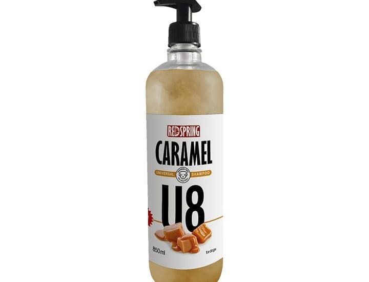 شامپو روزانه رد اسپرینگ مخصوص سگ مناسب انواع مو با عصاره کارامل850ml